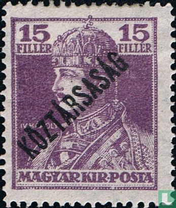 König Karl IV., bedruckt - Bild 1