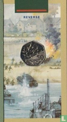 Vereinigtes Königreich 50 Pence 1994 (Folder) "50th anniversary of the D-Day landings" - Bild 2