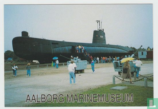 Aalborg Marinemuseum Springeren Denmark Submarine Postcard - Bild 1