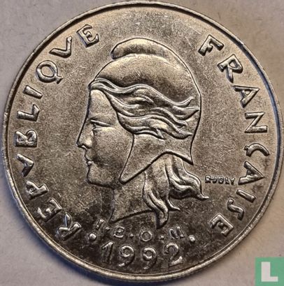 Frans-Polynesië 20 francs 1992 - Afbeelding 1