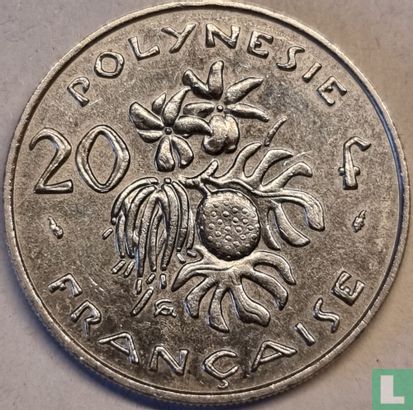 Frans-Polynesië 20 francs 1992 - Afbeelding 2