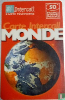 Carte Intercall Monde - Afbeelding 1