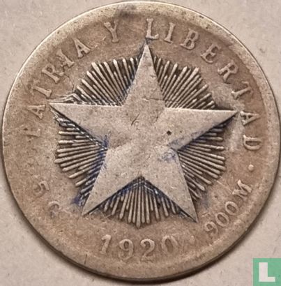Cuba 20 centavos 1920 - Afbeelding 1