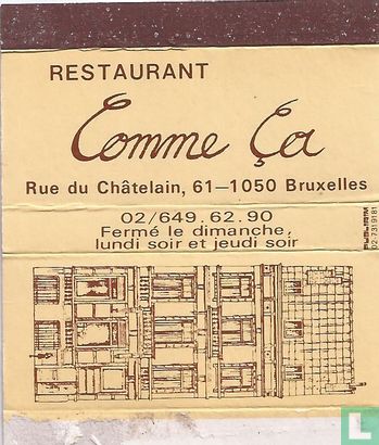 Restaurant Comme ca