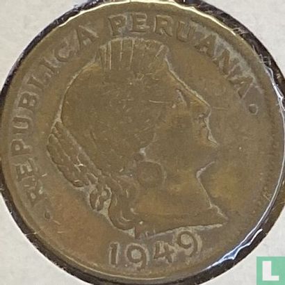 Peru 20 centavos 1949 (type 2) - Afbeelding 1
