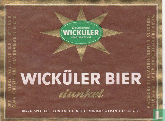 Wicküler Bier dunkel