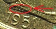 Peru 10 centavos 1951 (2.7 g - met AFP) - Afbeelding 3