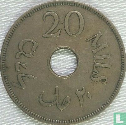 Palestine 20 mils 1933 - Image 2