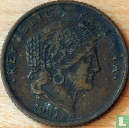 Peru 5 centavos 1951 (2.85 g) - Afbeelding 1