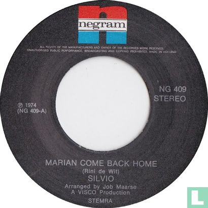 Marian Come Back Home - Afbeelding 2