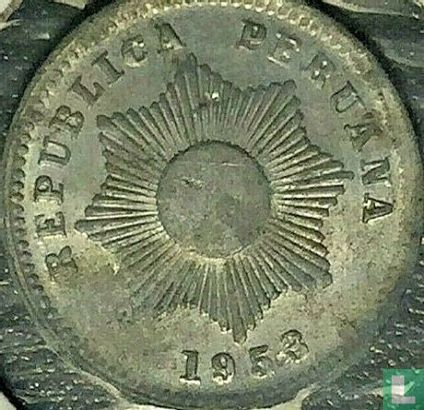 Peru 1 Centavo 1953 - Bild 1