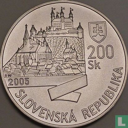 Slowakije 200 korun 2005 "350th anniversary Coronation of Leopold I" - Afbeelding 1