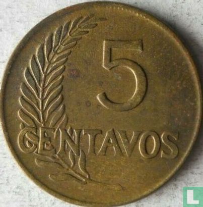 Peru 5 centavos 1957 (type 1) - Image 2