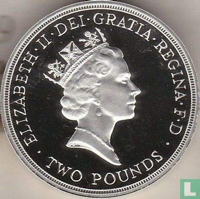 Verenigd Koninkrijk 2 pounds 1989 (PROOF - zilver) "300th anniversary of the Claim of Right" - Afbeelding 2