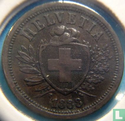Suisse 2 rappen 1888 - Image 1