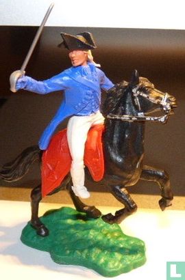 Blue coat on horseback - Image 1