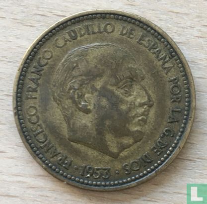 Spanje 2½ pesetas 1953 (1968) - Afbeelding 2