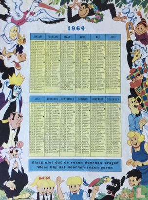 Jommeke kalender 1964 - Image 1