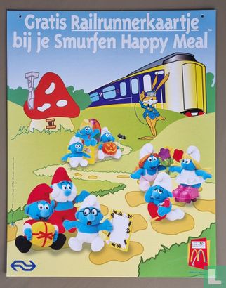 Gratis Railrunnerskaartje bij je Smurfen Happy Meal - Afbeelding 1