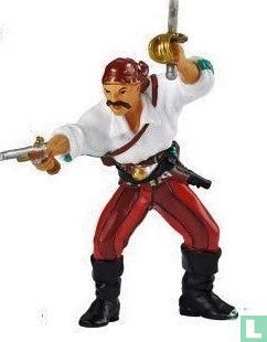 Piraat met pistool en zwaard