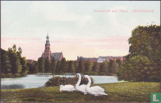 Oosterpark met Vijver.