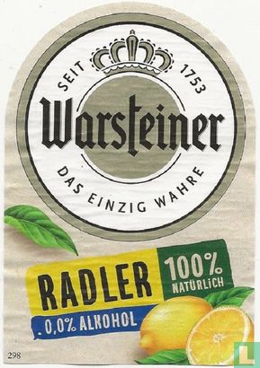 Warsteiner Radler  - Bild 1