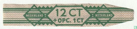 12 cent + opc.1 ct - (O. Ebbens Leeuwarden) - Image 1