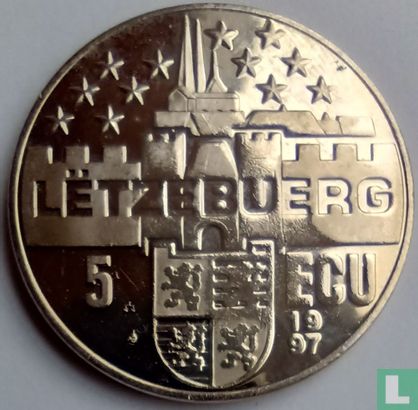 Luxemburg 5 ecu 1997 "Adolphe Grand-Duc" - Bild 1