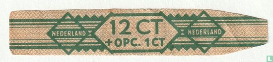 12 cent + opc.1 ct - (J. Ebbens Leeuwarden) - Image 1