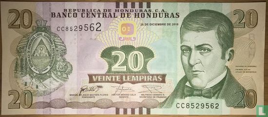 Honduras 20 Lempiras - Image 1