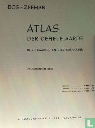 Atlas der gehele aarde 1961 - Afbeelding 3