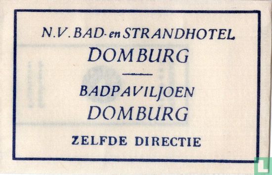 N.V. Bad en Strandhotel Domburg - Afbeelding 1
