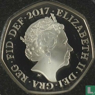 Verenigd Koninkrijk 50 pence 2017 (PROOF - zilver) "Sir Isaac Newton" - Afbeelding 1