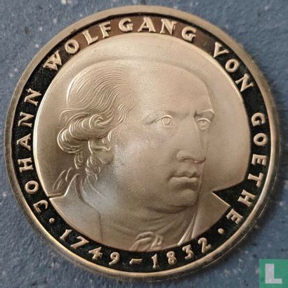 Duitsland 5 mark 1982 (PROOF) "150th anniversary Death of Johann Wolfgang von Goethe" - Afbeelding 2