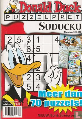 Donald Duck puzzelpret Suducku 3 - Afbeelding 1
