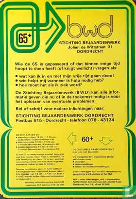 65+ Stichting Bejaardenwerk Dordrecht - Afbeelding 1