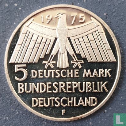 Duitsland 5 mark 1975 (PROOF) "European monument protection year" - Afbeelding 2