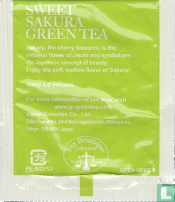Sweet Sakura Green Tea - Image 2