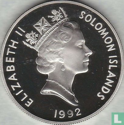 Salomonseilanden 10 dollars 1992 (PROOF) "40th anniversary Coronation of Queen Elizabeth II" - Afbeelding 1