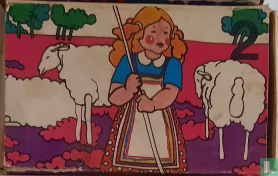 Meisje hoedt schapen - Image 1