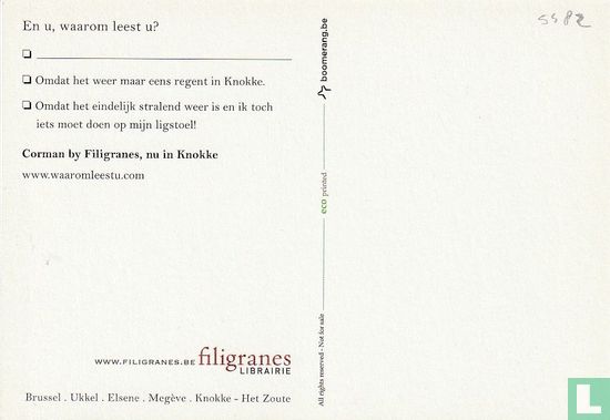 5482* - Librairie Filigranes "wow!" (Knokke) - Afbeelding 2