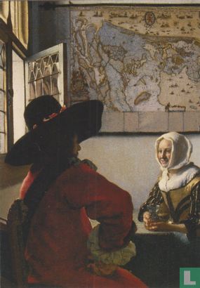 Der Soldat und das lachende Mädchen, um 1657-58 - Bild 1