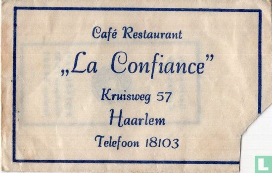 Café Restaurant "La Confiance" - Image 1