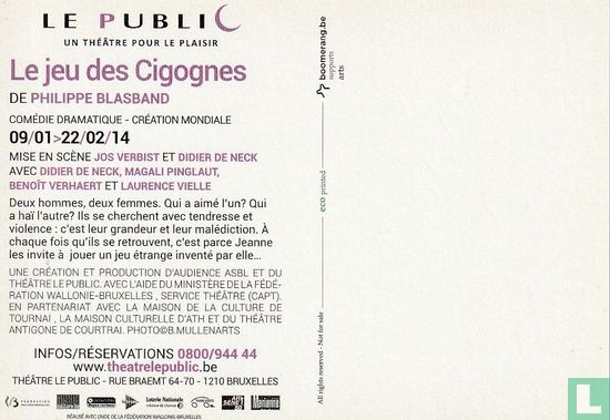 Théâtre Le Public - Le Jeu Des Cigognes - Bild 2