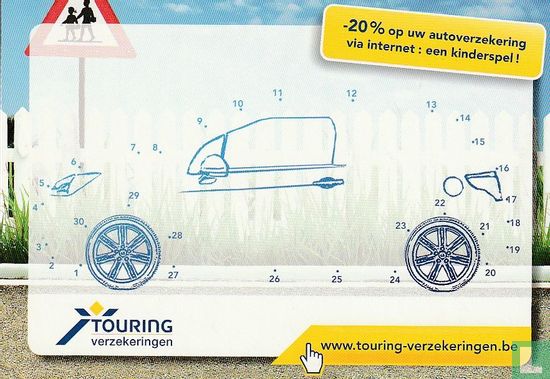 5624b - Touring verzekeringen "-20% op uw autoverzekering" - Afbeelding 1