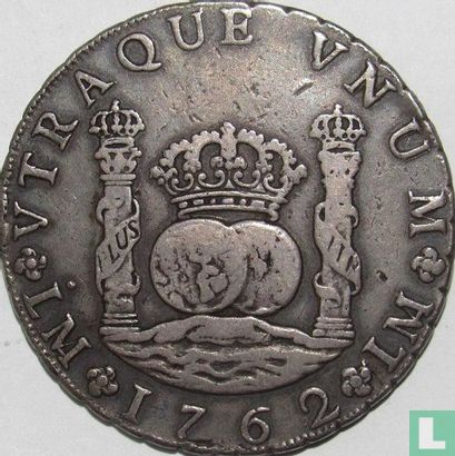 Pérou 8 reales 1762 - Image 1