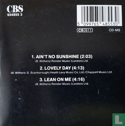 Ain't No Sunshine / Lovely Day / Lean on Me - Image 2