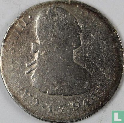 Guatemala 1 real 1794 - Image 1