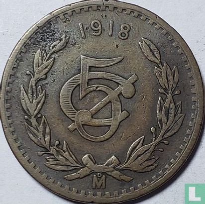 Mexico 5 centavos 1918 - Image 1