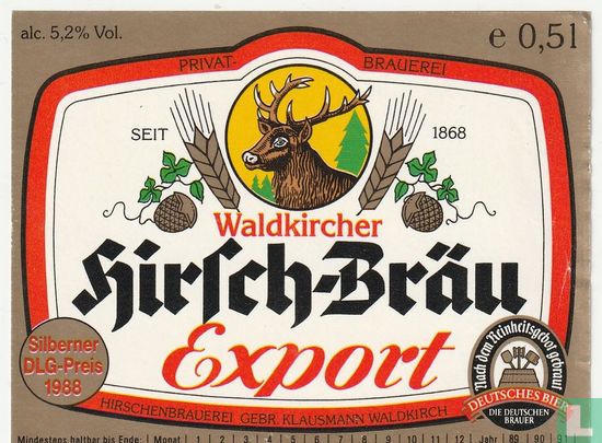 Hirsch-Bräu Export